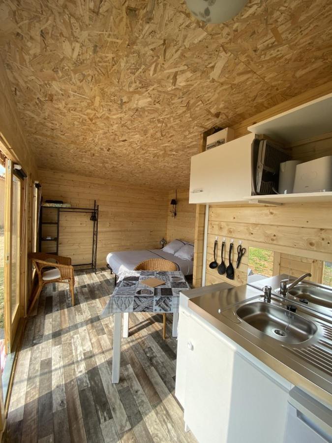 Charmant Chalet Pour 2 Personnes Spa Prive Massillargues-Attuech Exteriér fotografie